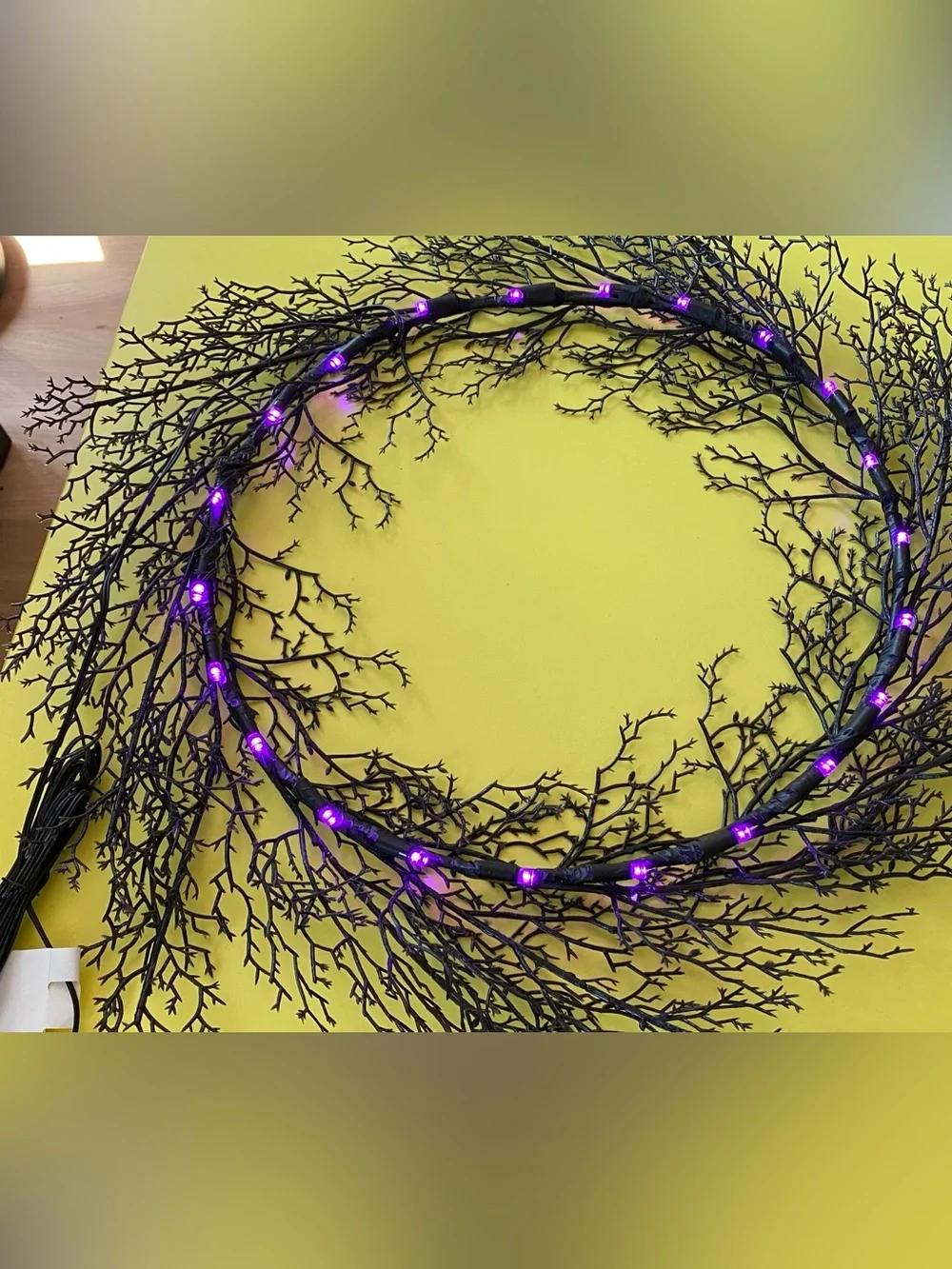 IKEA Kustfyr LED wreath Halloween collection
